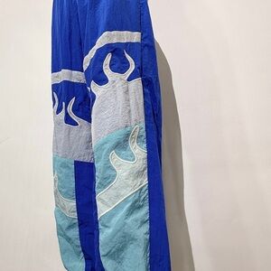 Pink + Dolphin Flame Track Pants (Large, Blue)